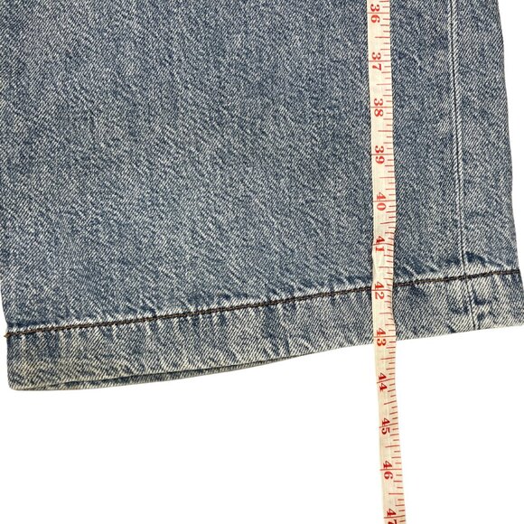 Aeropostale High Rise Cargo Jeans Light Wash Straight Leg Utility Y2K Women's L - Picture 13 of 15